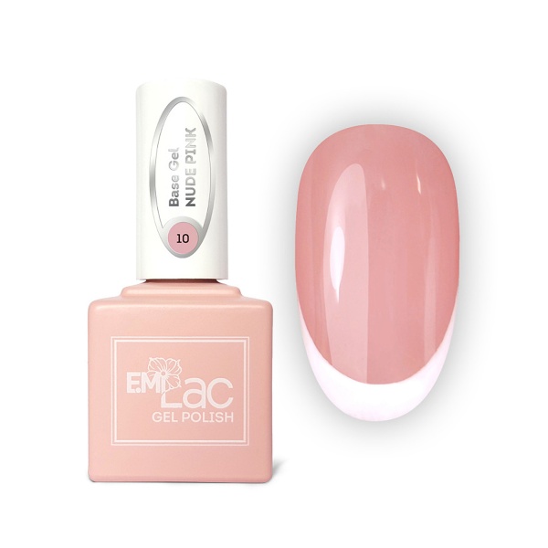 E.Mi Камуфлирующая база E.MiLac Base Gel, №10 Нюдово-розовый, 15 мл купить - 0