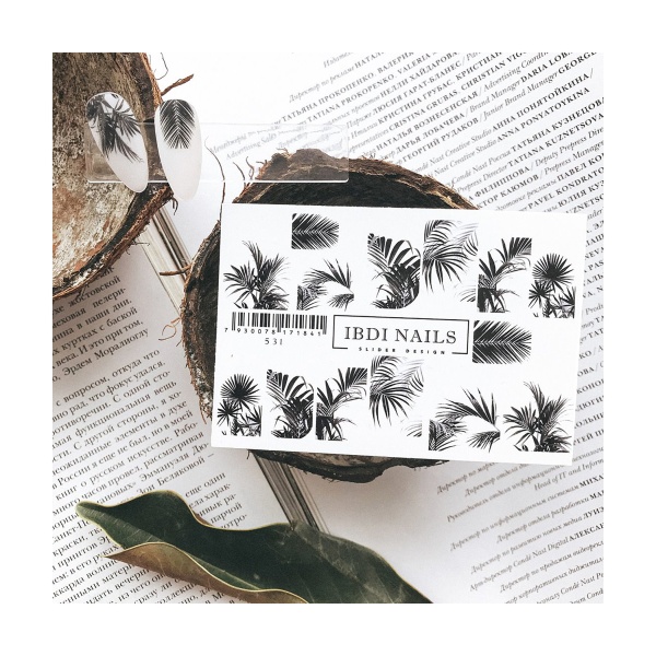 Ibdi Nails Слайдер-дизайн на прозрачной пленке, №531 купить - 0