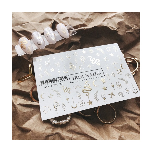 Ibdi Nails Слайдер-дизайн Air Foil, №022 купить - 0