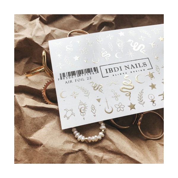 Ibdi Nails Слайдер-дизайн Air Foil, №022 купить - 0