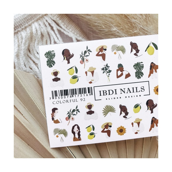 Ibdi Nails Слайдер-дизайн Colorful, №092 купить - 0