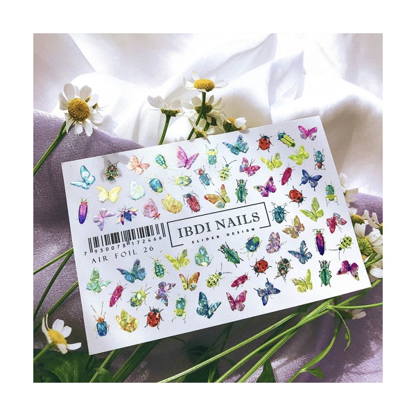 Ibdi Nails Слайдер-дизайн Air Foil, №026 купить - 0