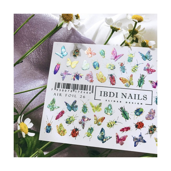 Ibdi Nails Слайдер-дизайн Air Foil, №026 купить - 0