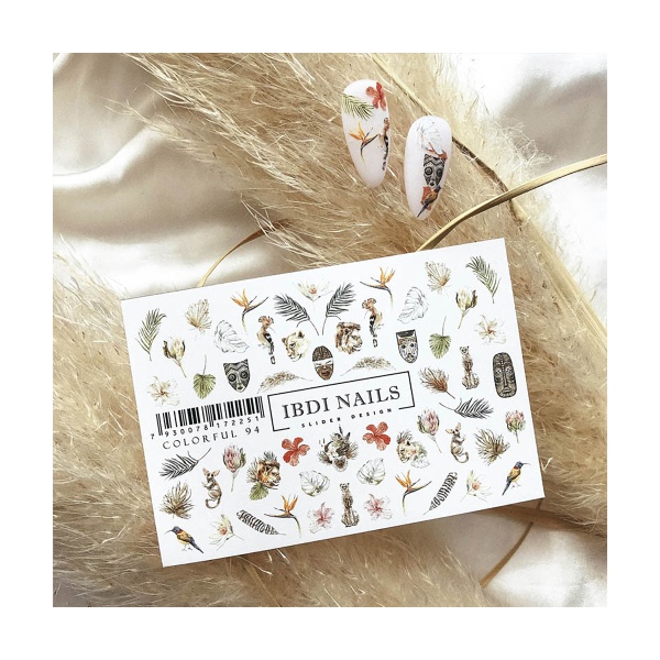 Ibdi Nails Слайдер-дизайн Colorful, №094 купить - 0