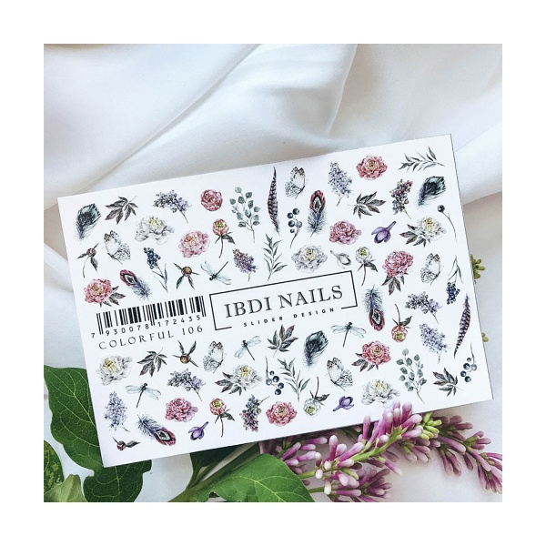 Ibdi Nails Слайдер-дизайн Colorful, №106 купить - 0