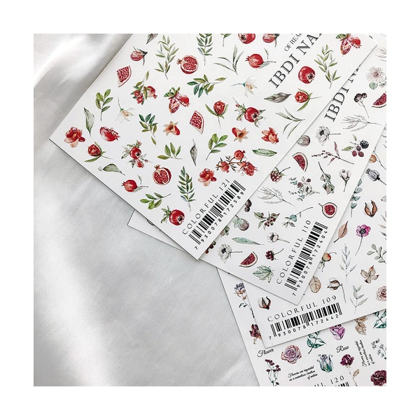 Ibdi Nails Слайдер-дизайн Colorful, №121 купить - 0