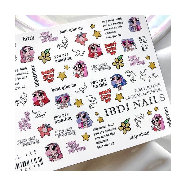 Ibdi Nails Слайдер-дизайн Colorful, №125 купить - 0