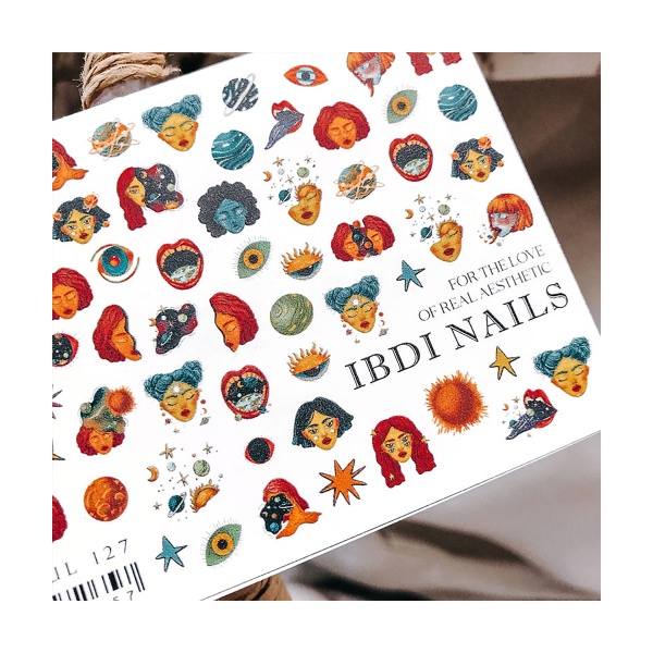 Ibdi Nails Слайдер-дизайн Colorful, №127 купить - 0