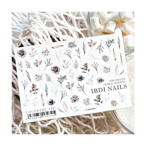 Ibdi Nails Слайдер-дизайн Colorful, №130 купить - 0