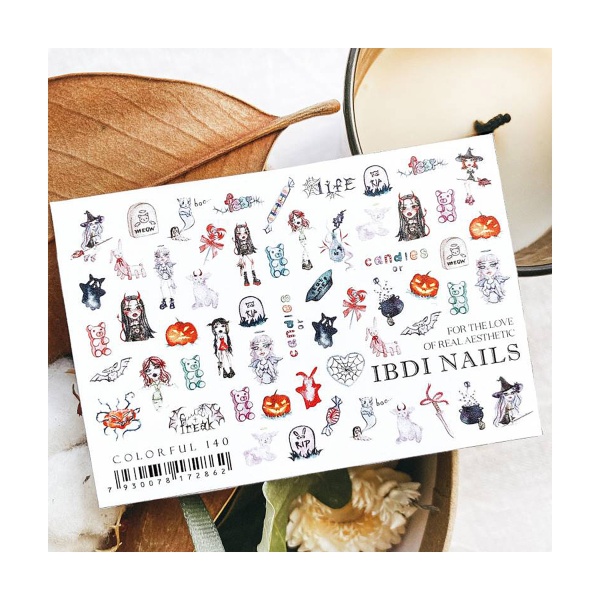 Ibdi Nails Слайдер-дизайн Colorful, №140 купить - 0