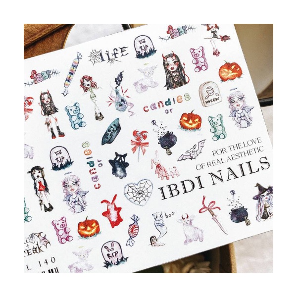 Ibdi Nails Слайдер-дизайн Colorful, №140 купить - 0
