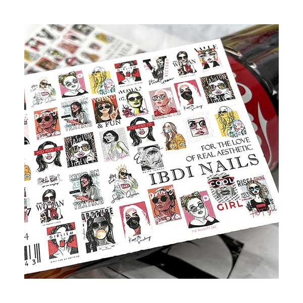 Ibdi Nails Слайдер-дизайн Colorful, №144 купить - 0