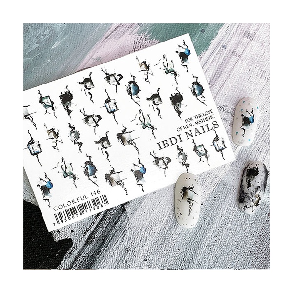 Ibdi Nails Слайдер-дизайн Colorful, №146 купить - 0