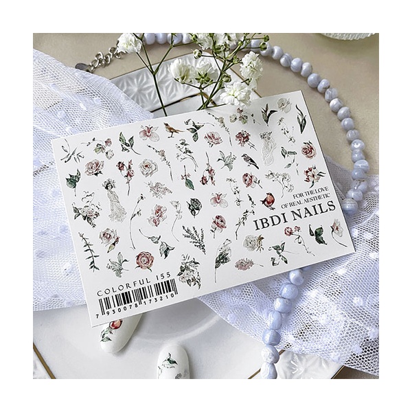 Ibdi Nails Слайдер-дизайн Colorful, №155 купить - 0