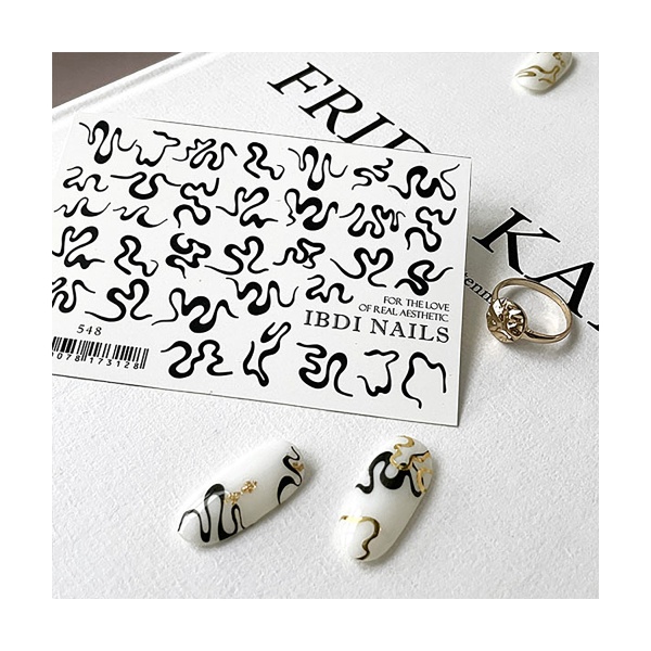 Ibdi Nails Слайдер-дизайн на прозрачной пленке, №548 купить - 0