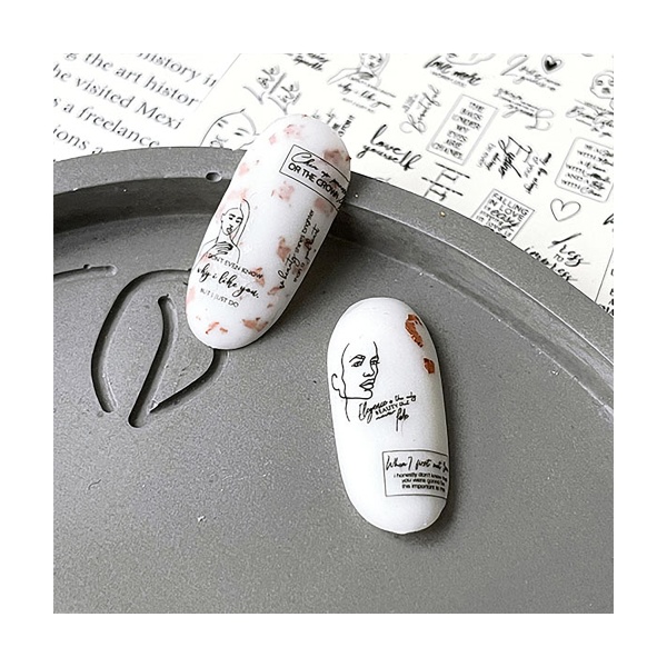 Ibdi Nails Слайдер-дизайн на прозрачной пленке, №551 купить - 0