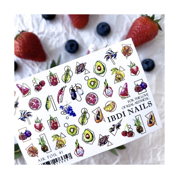 Ibdi Nails Слайдер-дизайн Air Foil, №041 купить - 0