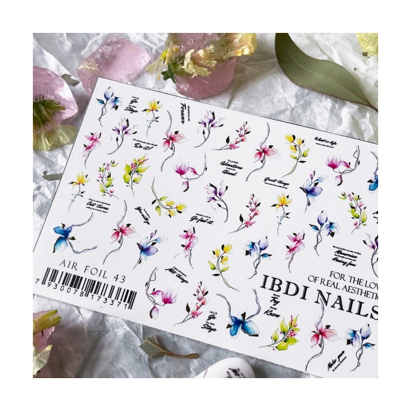 Ibdi Nails Слайдер-дизайн Air Foil, №043 купить - 0