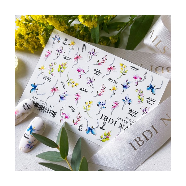 Ibdi Nails Слайдер-дизайн Air Foil, №043 купить - 0