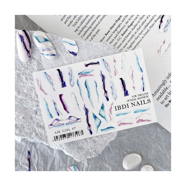 Ibdi Nails Слайдер-дизайн Air Foil, №047 купить - 0