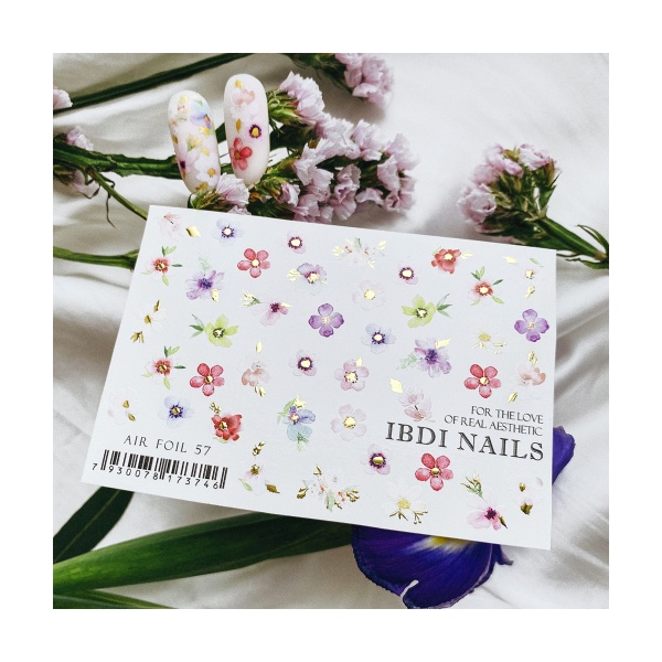 Ibdi Nails Слайдер-дизайн Air Foil, №057 купить - 0