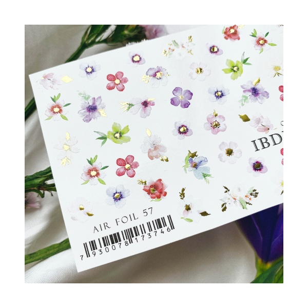 Ibdi Nails Слайдер-дизайн Air Foil, №057 купить - 0