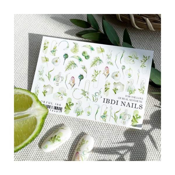 Ibdi Nails Слайдер-дизайн Colorful, №166 купить - 0