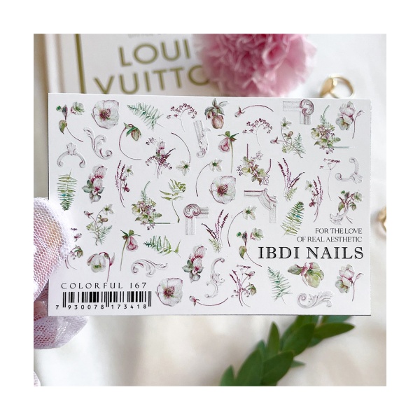Ibdi Nails Слайдер-дизайн Colorful, №167 купить - 0