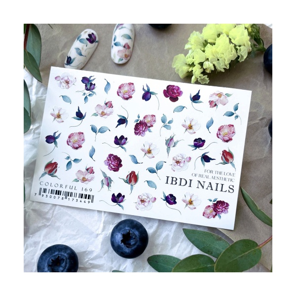 Ibdi Nails Слайдер-дизайн Colorful, №169 купить - 0