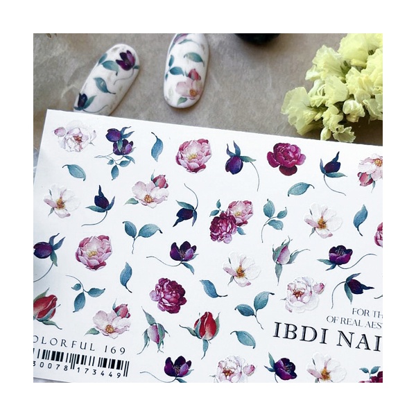 Ibdi Nails Слайдер-дизайн Colorful, №169 купить - 0