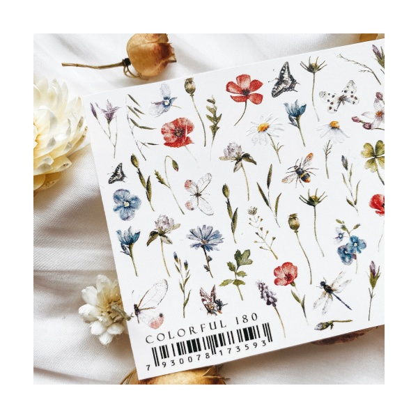 Ibdi Nails Слайдер-дизайн Colorful, №180 купить - 0