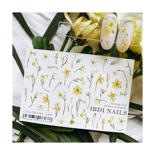 Ibdi Nails Слайдер-дизайн Colorful, №184 купить - 0