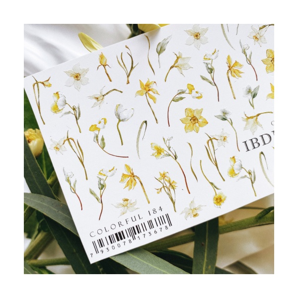 Ibdi Nails Слайдер-дизайн Colorful, №184 купить - 0