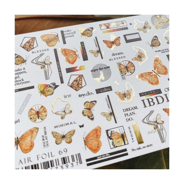 Ibdi Nails Слайдер-дизайн Air Foil, №069 купить - 0