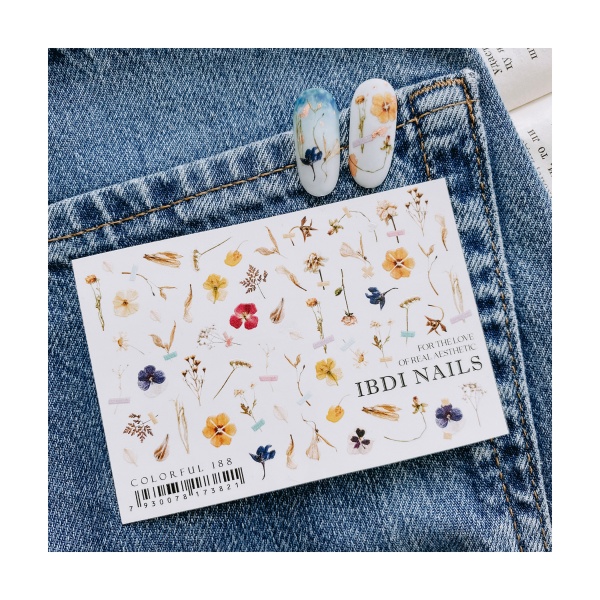 Ibdi Nails Слайдер-дизайн Colorful, №188 купить - 0