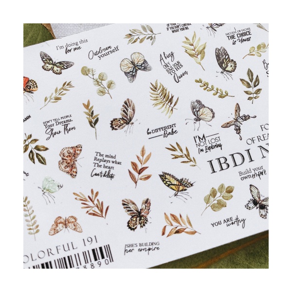 Ibdi Nails Слайдер-дизайн Colorful, №191 купить - 0