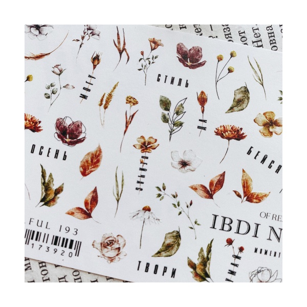 Ibdi Nails Слайдер-дизайн Colorful, №193 купить - 0