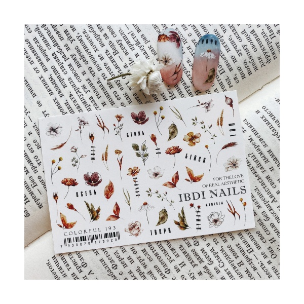 Ibdi Nails Слайдер-дизайн Colorful, №193 купить - 0