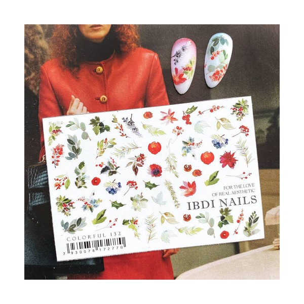 Ibdi Nails Слайдер-дизайн Colorful, №132 купить - 0