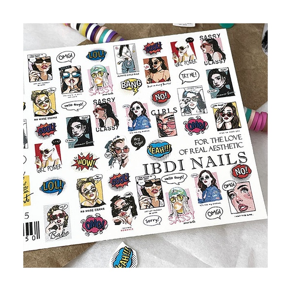 Ibdi Nails Слайдер-дизайн Colorful, №145 купить - 0