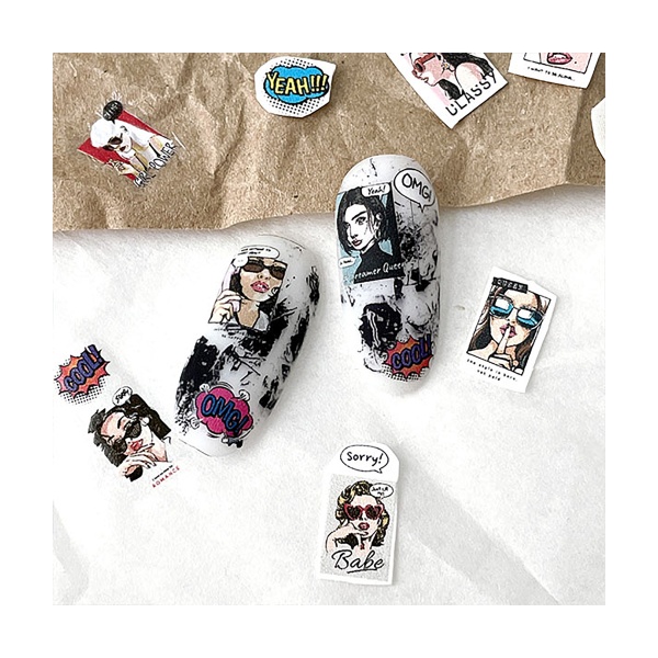 Ibdi Nails Слайдер-дизайн Colorful, №145 купить - 0