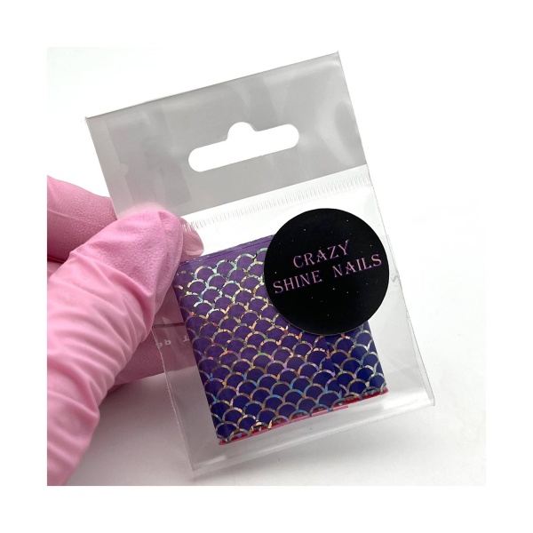 Crazy Shine Nails Фольга переводная, Чешуя №07 7107 купить - 0