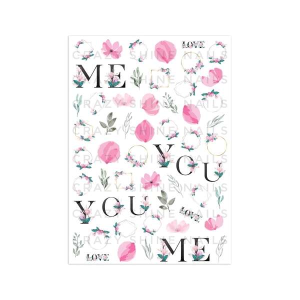 Crazy Shine Nails Слайдер-дизайн Mini, №1117 Рамки купить - 0