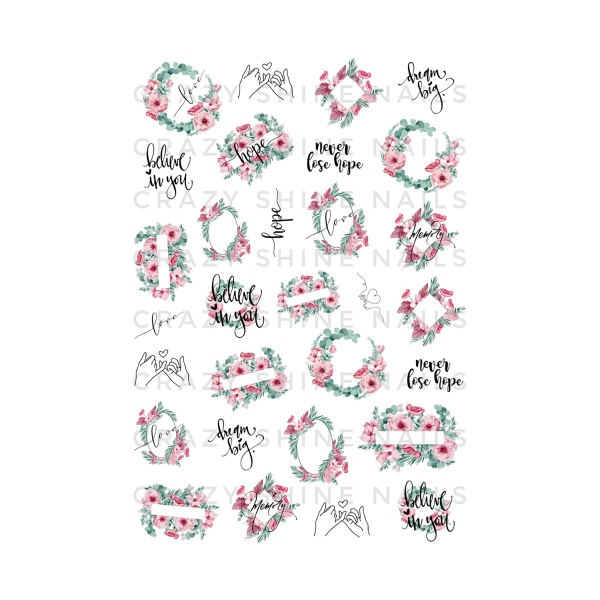 Crazy Shine Nails Слайдер-дизайн Mini, №1169 Рамки 2 купить - 0