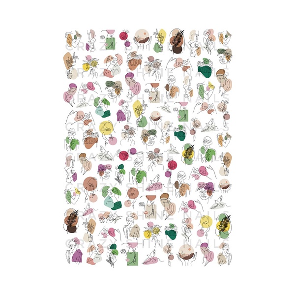 Crazy Shine Nails Слайдер-дизайн, №2040 Абстракция купить - 0