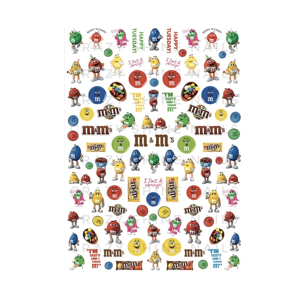 Crazy Shine Nails Слайдер-дизайн, №2062 M&M's купить - 0