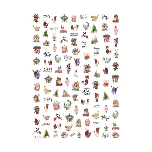 Crazy Shine Nails Слайдер-дизайн, №2170 Зимний уют купить - 0