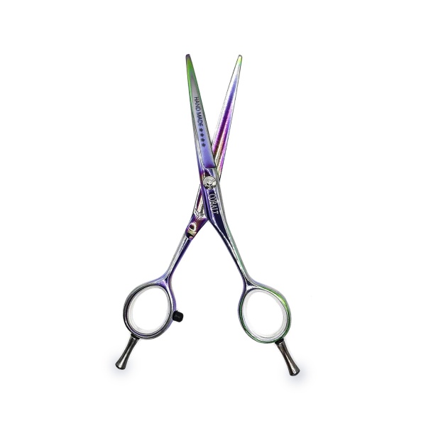 Cobalt Парикмахерские ножницы прямые, DIE01-55, 5.5″, хамелеон купить - 0