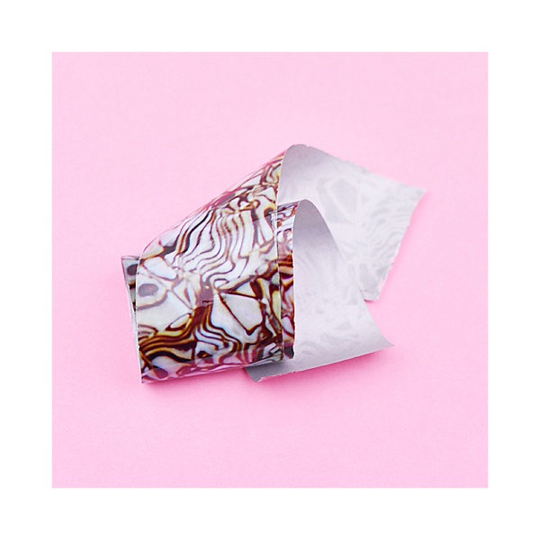 Patrisa Nail Фольга для литья, №54 имитация камень коричневый, глянец купить - 0