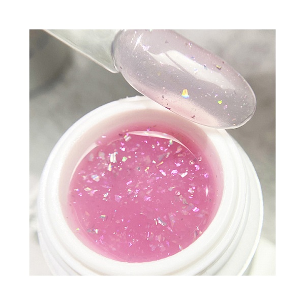 Patrisa Nail Гель моделирующий Deluxe Gel, holography с голографическими хлопьями, 15 гр купить - 0